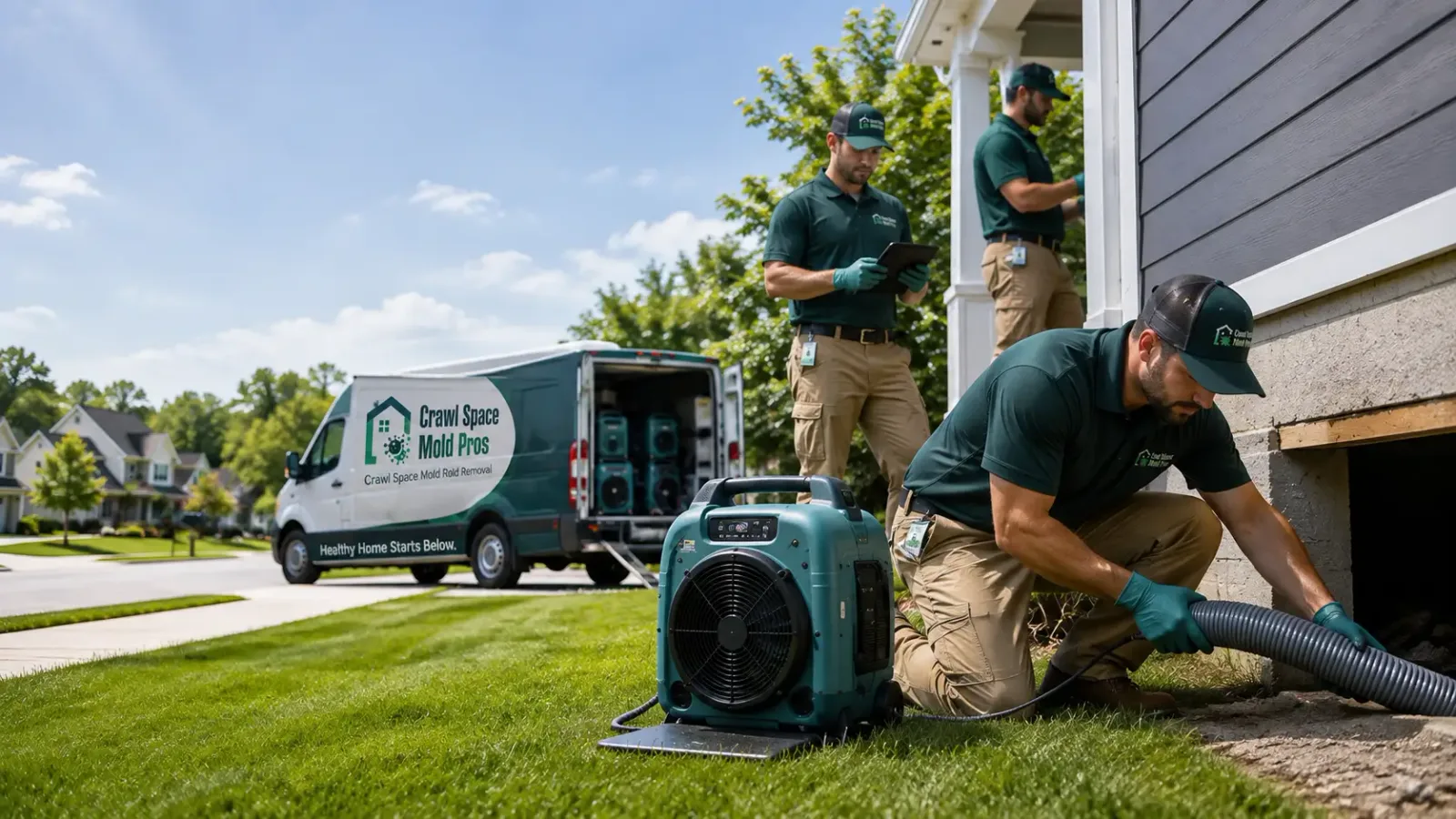 Crawl Space Mold Removal in Manning, OR